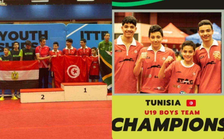  منتخب الاواسط بطل افريقيا لكرة الطاولة